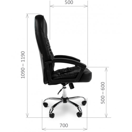 Офисное кресло CHAIRMAN 418 кожа