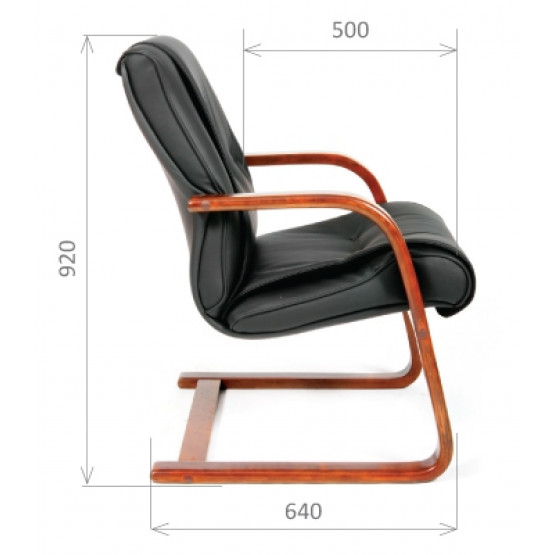 Офисное кресло CHAIRMAN 653 V кожа