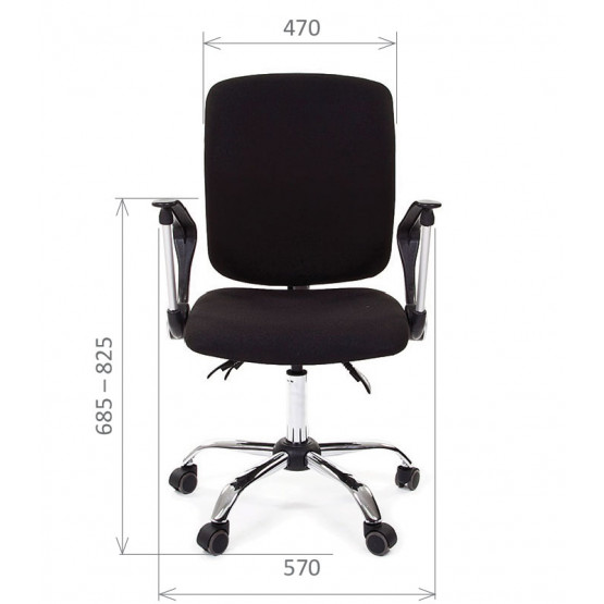Офисное кресло CHAIRMAN 9801 хром