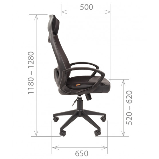 Офисное кресло CHAIRMAN 840 black